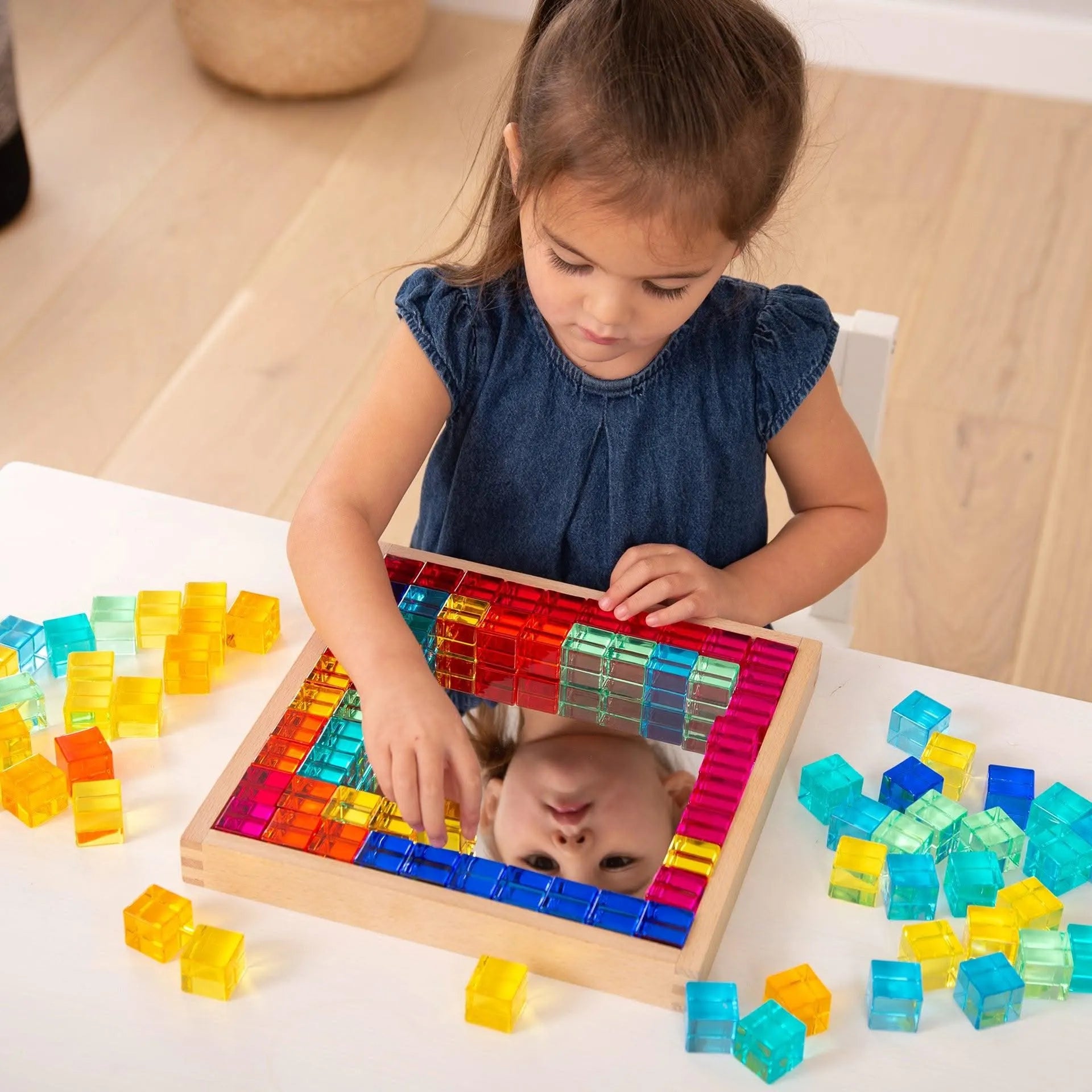 TickiT Gem Cube Mirror Tray-TickiT Gem Cube Mirror Tray