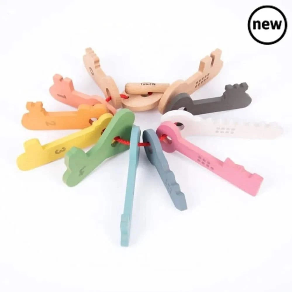TickiT Rainbow Keys Pack of 11-TickiT Rainbow Keys Pack of 11