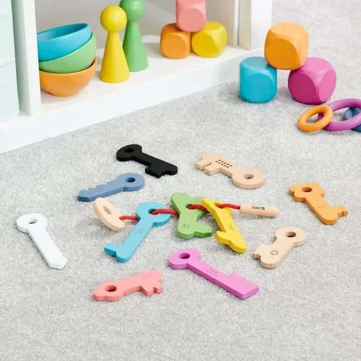 TickiT Rainbow Keys Pack of 11-TickiT Rainbow Keys Pack of 11