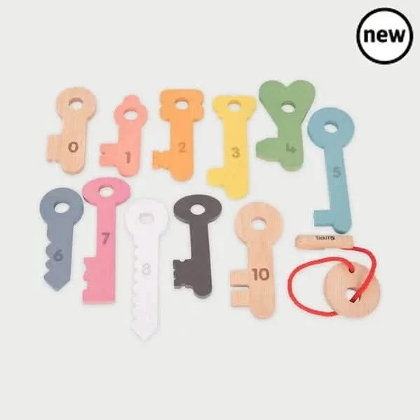 TickiT Rainbow Keys Pack of 11-TickiT Rainbow Keys Pack of 11