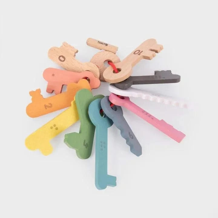TickiT Rainbow Keys Pack of 11-TickiT Rainbow Keys Pack of 11