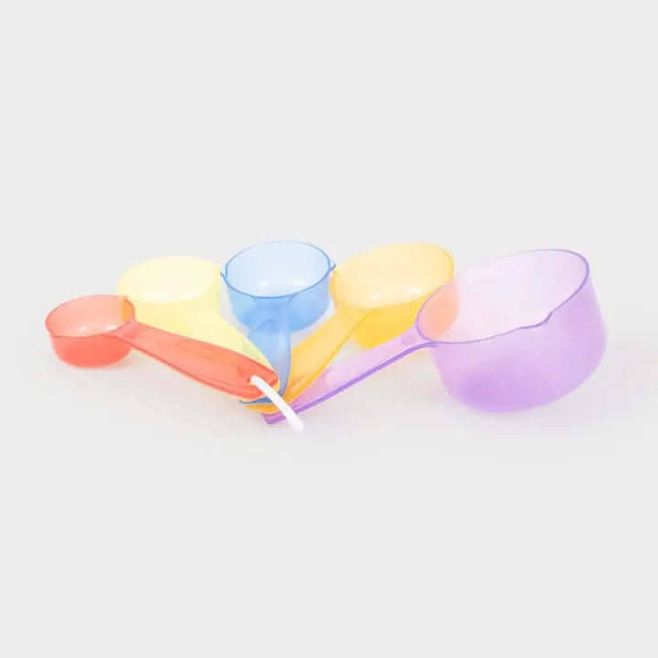 Tickit Translucent Colour Measuring Cups-Tickit Translucent Colour Measuring Cups