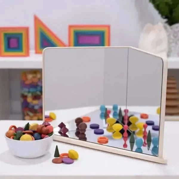 TickiT Wooden 4-Way Mirror-TickiT Wooden 4-Way Mirror