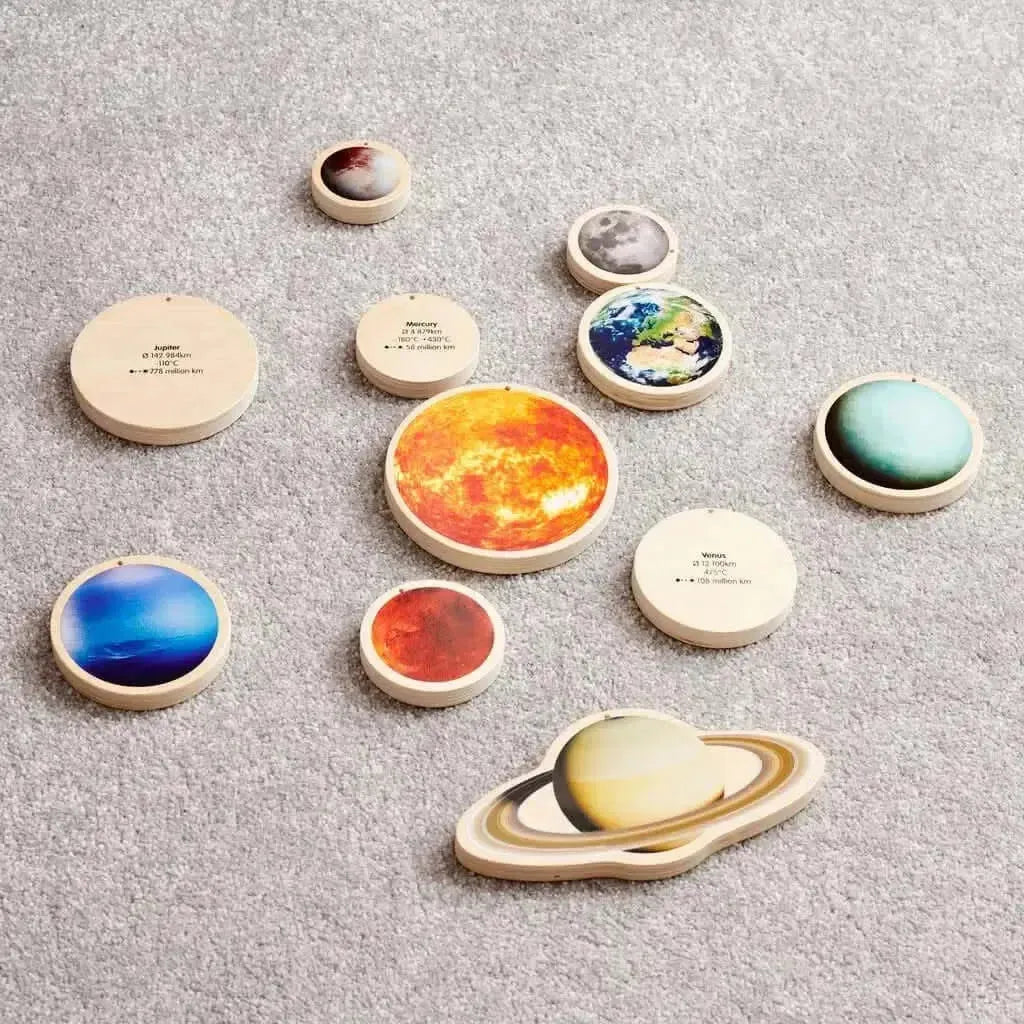 TickiT Wooden Solar System Discs-TickiT Wooden Solar System Discs
