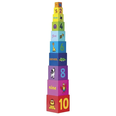 Tidlo Rainbow Stacking Cubes-Tidlo Rainbow Stacking Cubes