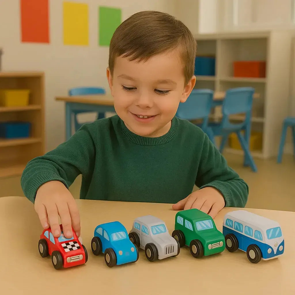 Tidlo Retro Vehicle Set-Tidlo Retro Vehicle Set