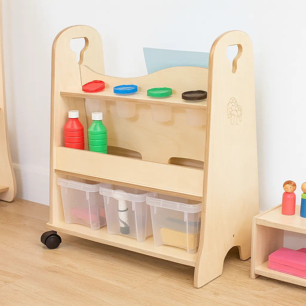 Toddler Art Trolley-Toddler Art Trolley