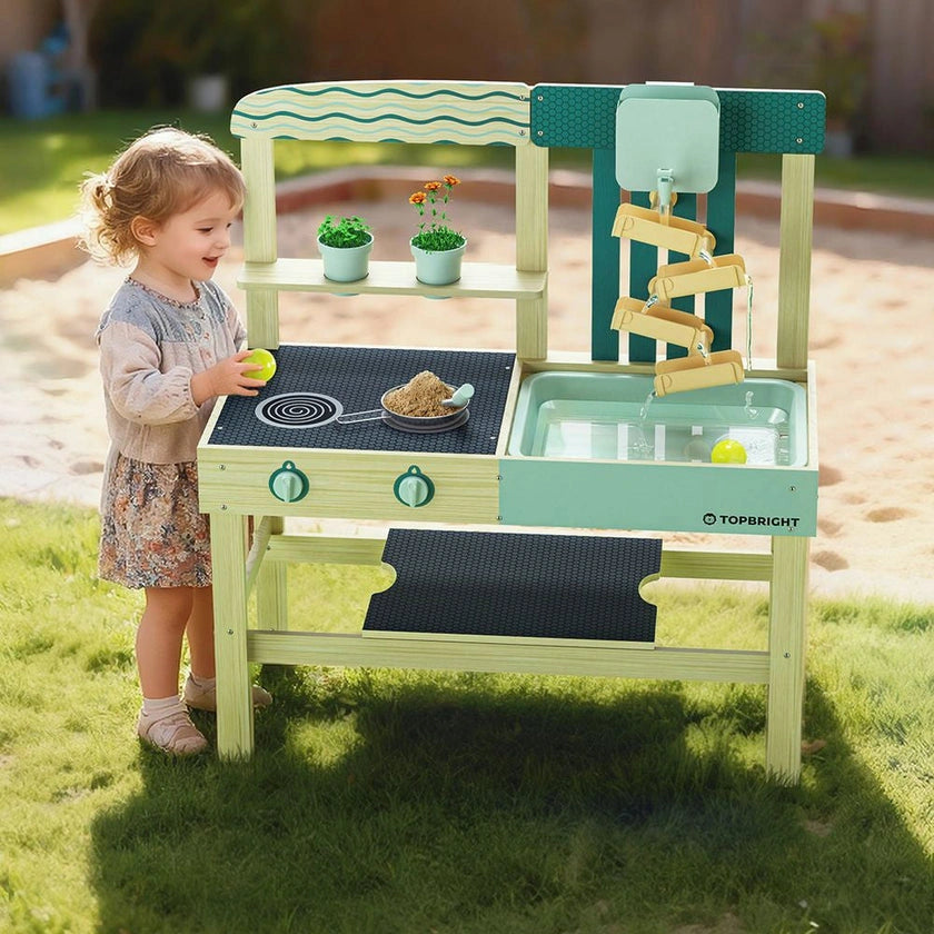 TOPBRIGHT Mud Kitchen-TOPBRIGHT Mud Kitchen