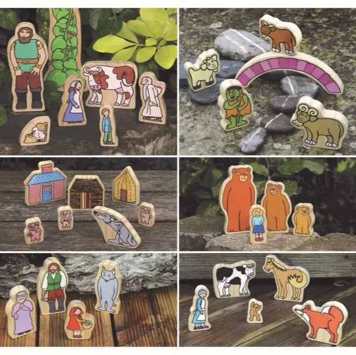 Traditional Tales Wooden Characters-Traditional Tales Wooden Characters