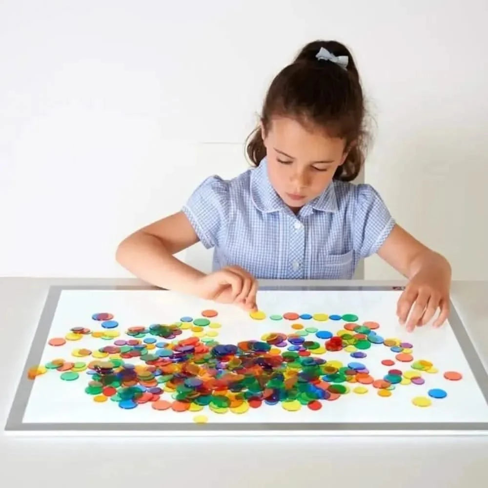 Translucent Colour Counters 500 Pack-Translucent Colour Counters 500 Pack