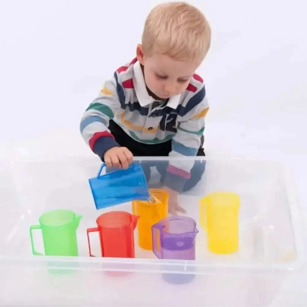 Translucent Colour Jug Set Set of 6-Translucent Colour Jug Set Set of 6