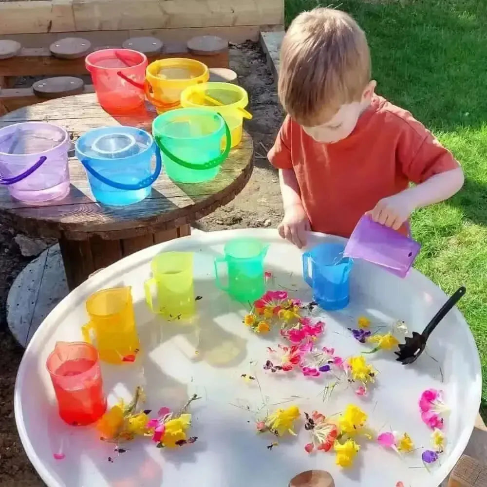 Translucent Colour Jug Set Set of 6-Translucent Colour Jug Set Set of 6