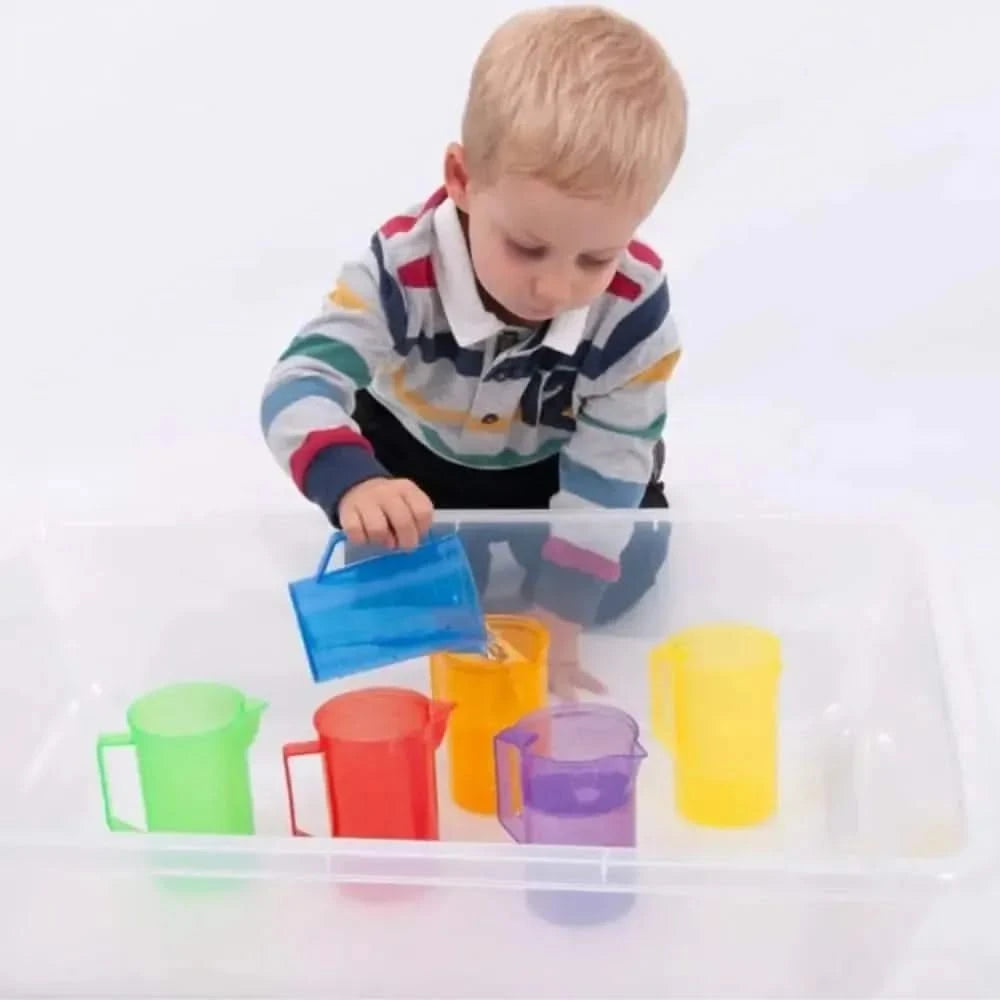 Translucent Colour Jug Set Set of 6-Translucent Colour Jug Set Set of 6