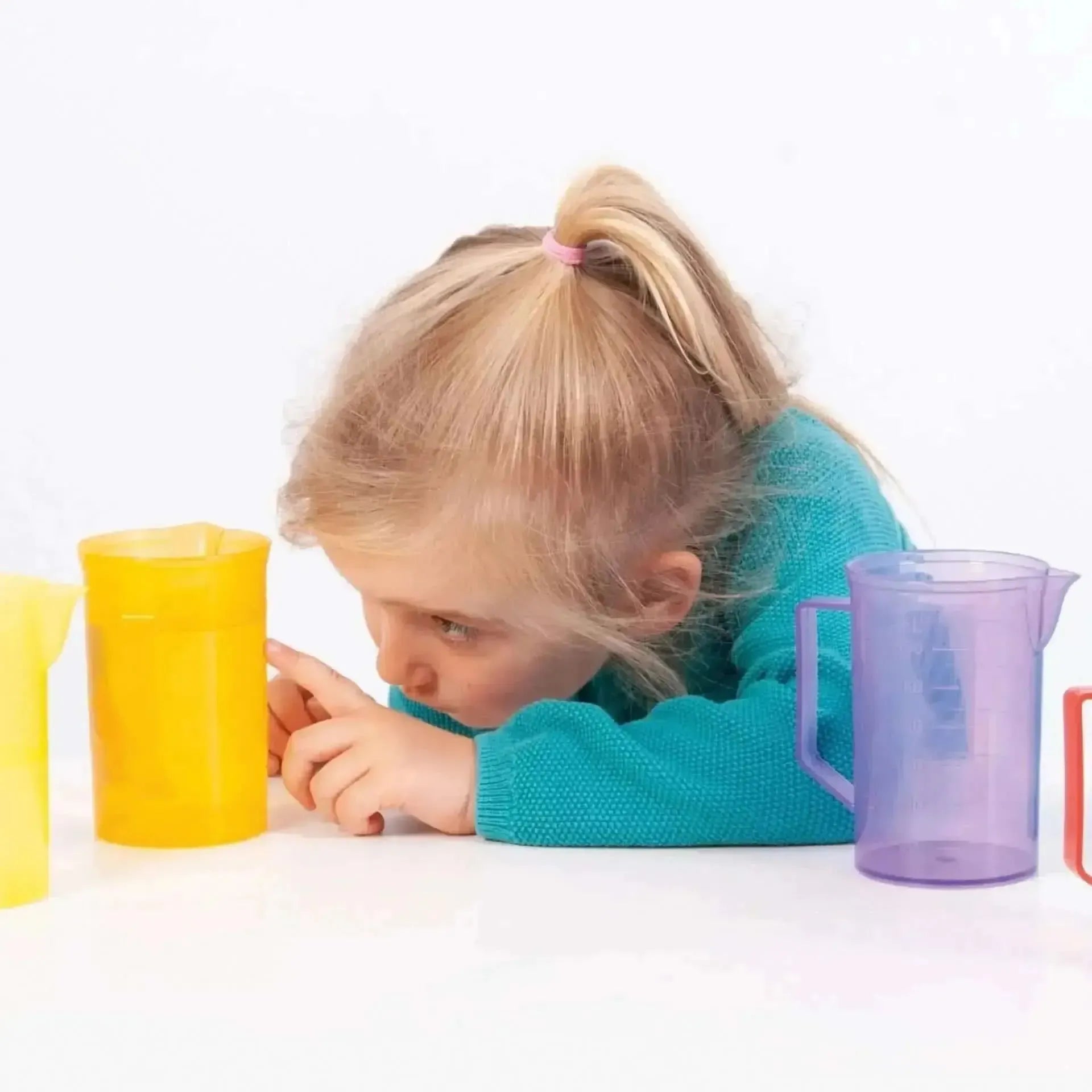Translucent Colour Jug Set Set of 6-Translucent Colour Jug Set Set of 6