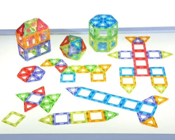 Translucent Magnetic Polydron Class Set-Translucent Magnetic Polydron Class Set