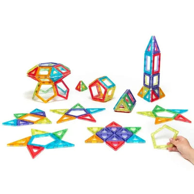 Translucent Magnetic Polydron Exploration Set-Translucent Magnetic Polydron Exploration Set