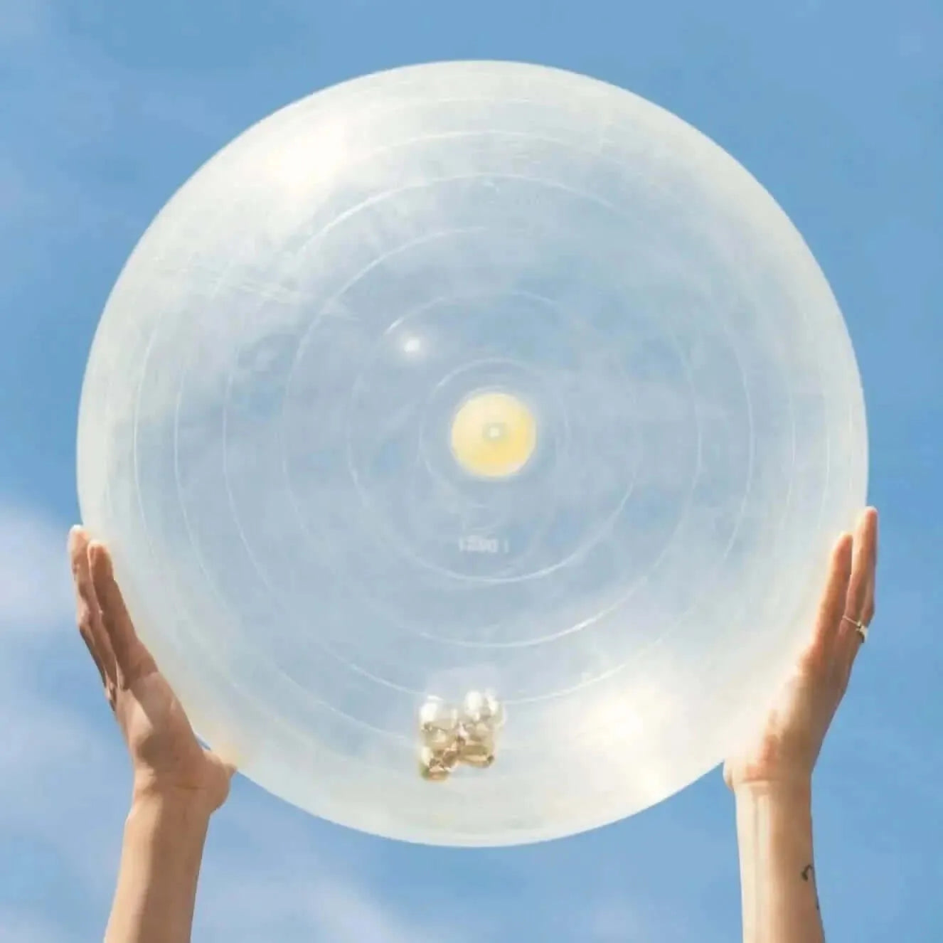 Transparent Jingling 55cm Ball-Transparent Jingling 55cm Ball