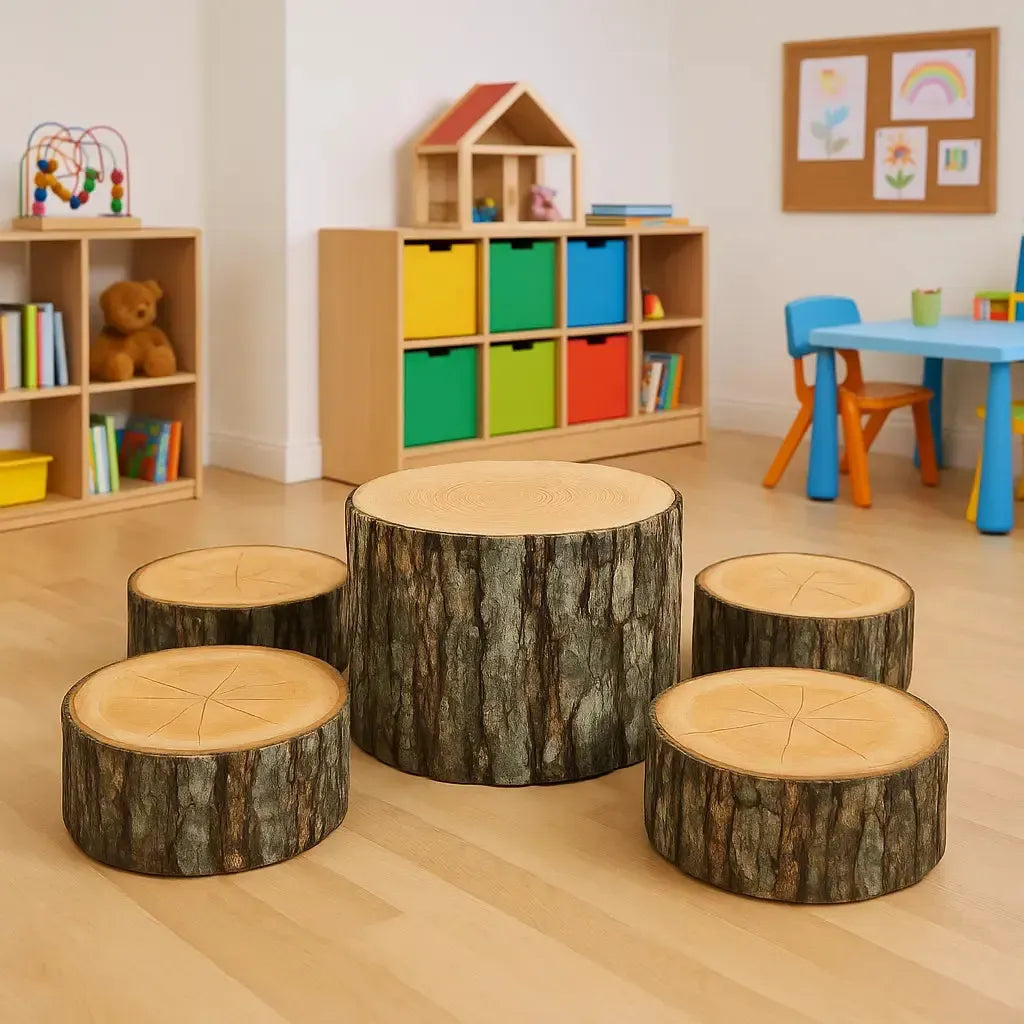 Tree Stump Seating Set-Tree Stump Seating Set