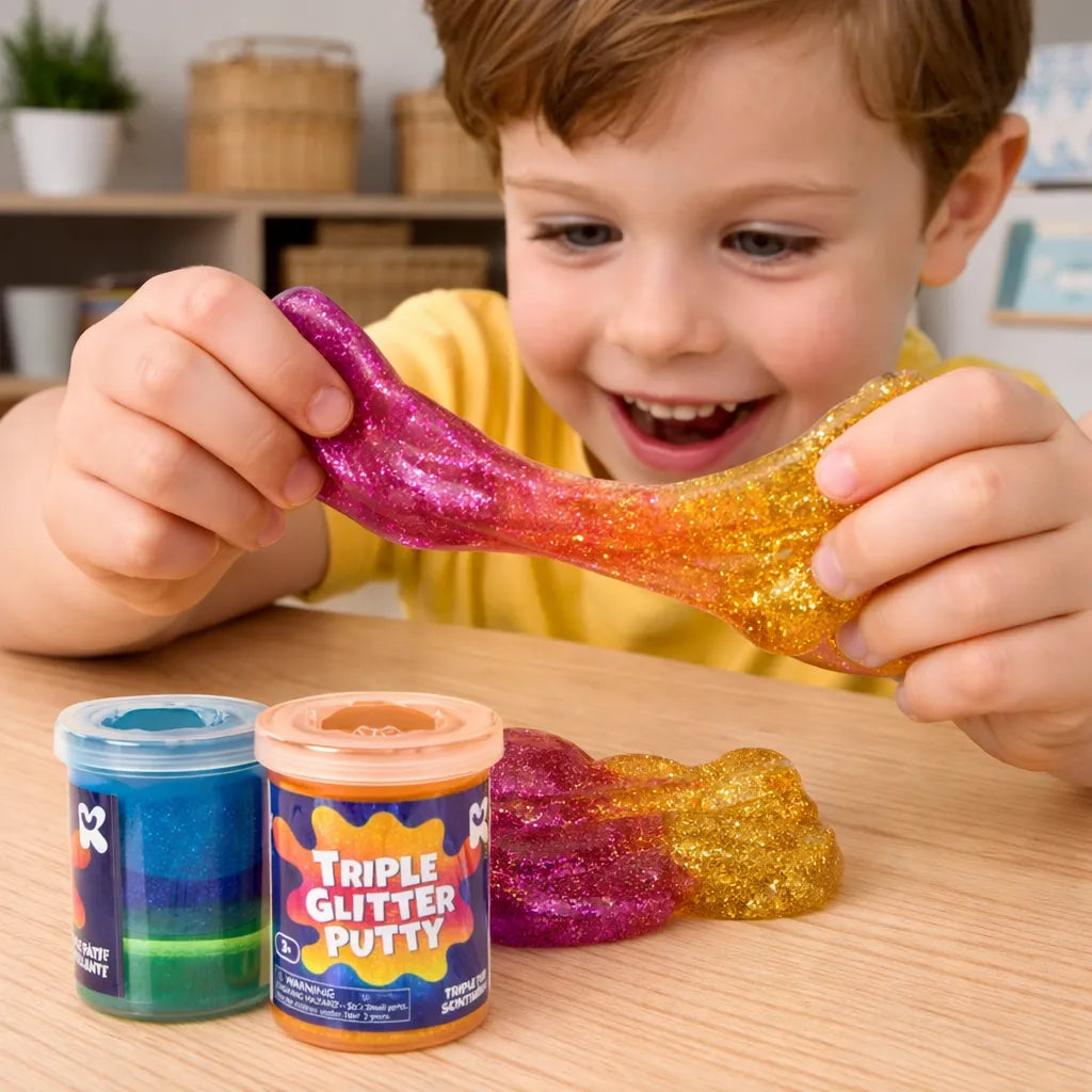 Triple Glitter Putty-Triple Glitter Putty