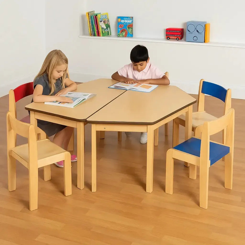 Tuf Class Rectangular Table Beech-Tuf Class Rectangular Table Beech