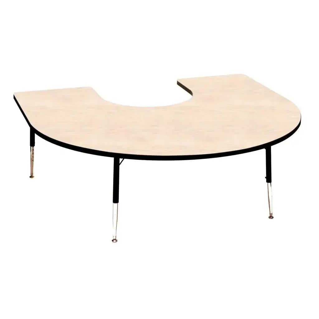 Tuf-Top™ Height Adjustable Horseshoe Table-Tuf-Top™ Height Adjustable Horseshoe Table