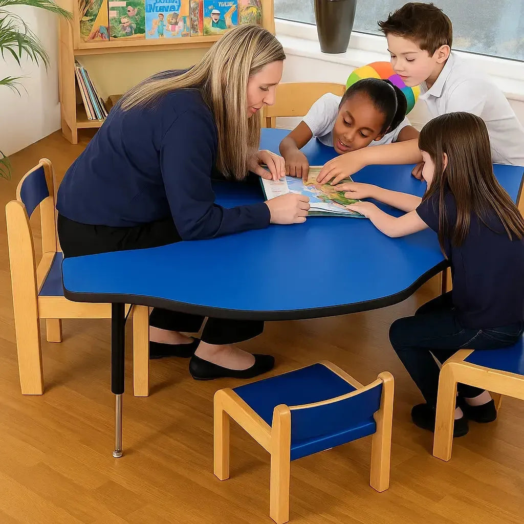 Tuf-Top Height Adjustable Teacher's Flower Table - Heavy Duty-Tuf-Top Height Adjustable Teacher's Flower Table - Heavy Duty