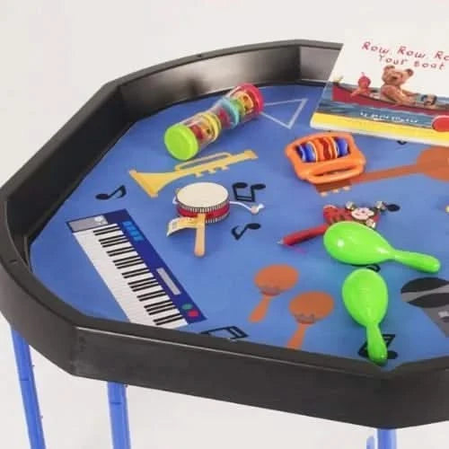 Tuff Tray Insert Double Sided Music & Drama-Tuff Tray Insert Double Sided Music & Drama