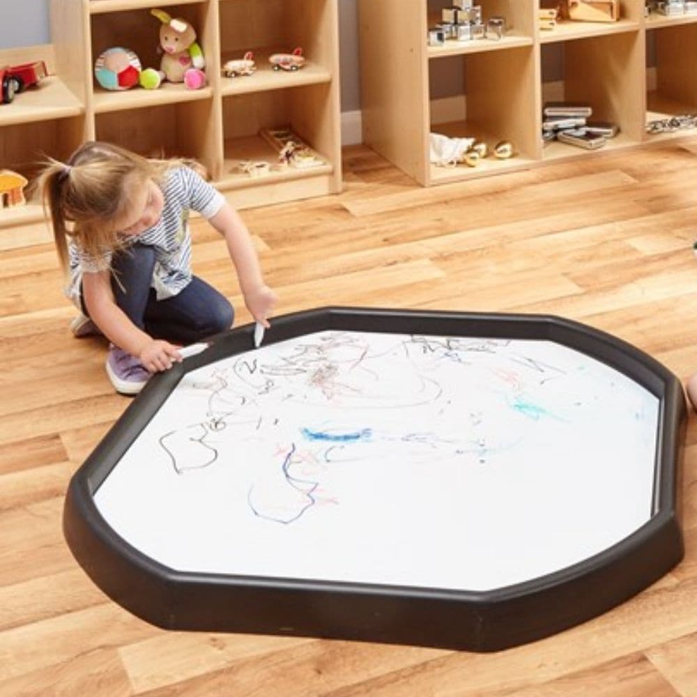 Tuff Tray Insert Dry Wipe, Get ready to explore a world of unlimited creativity and learning with our Dry Wipe Tuff Tray Mat! This versatile addition to your play tray setup brings a new dimension to educational and recreational activities, inviting learners and creators of all ages to dive into a canvas that fosters both academic growth and imaginative play. Product Features Multi-purpose Utility: Whether you're sketching a picturesque landscape, solving mathematical problems, or practicing English, this m