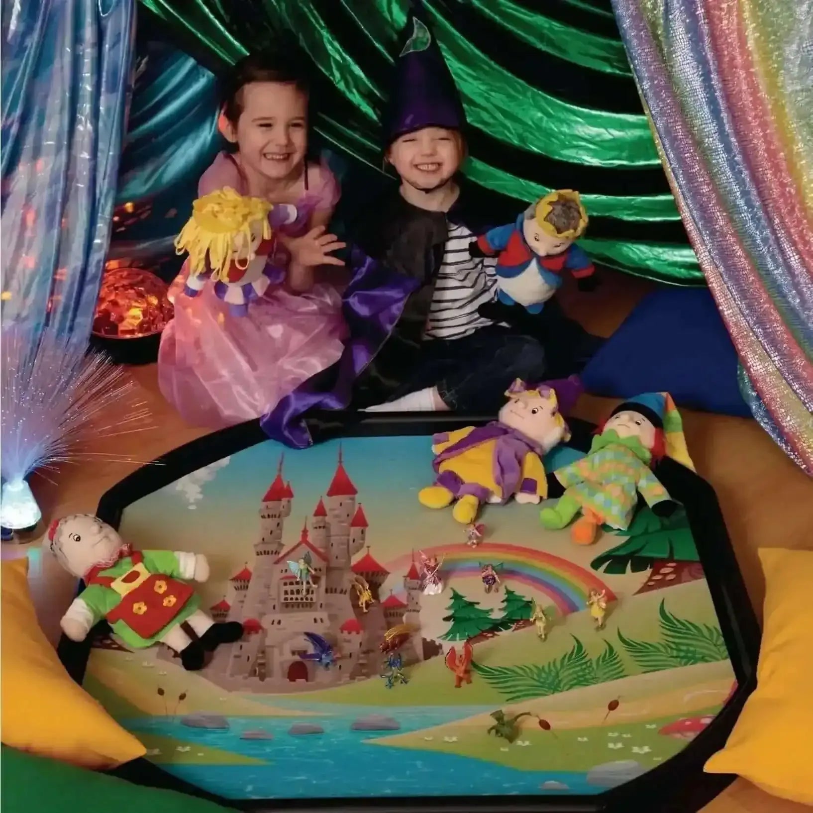 Tuff Tray Insert Fairytale Play Tray Mat-Tuff Tray Insert Fairytale Play Tray Mat