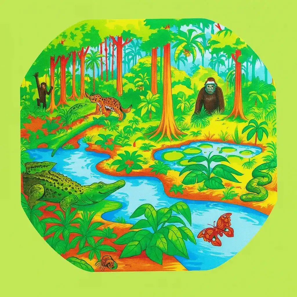 Tuff Tray Insert Jungle-Tuff Tray Insert Jungle