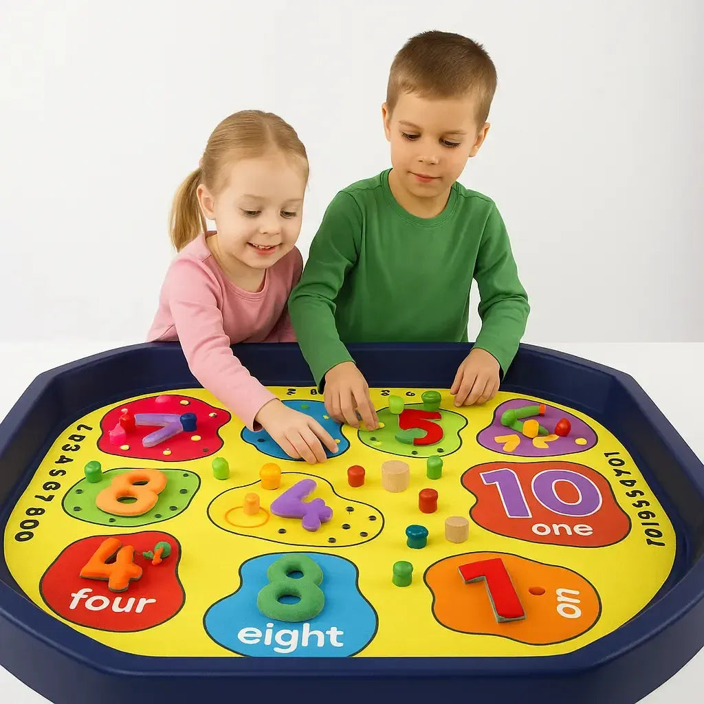 Tuff Tray Insert Number Mat-Tuff Tray Insert Number Mat