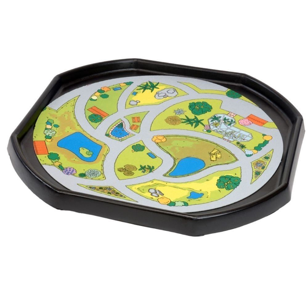 Tuff Tray Insert Safari Park, The Tuff Tray Insert Safari Park from our Adventure Planet range is a must-have for imaginative play. Designed to fit perfectly in a Tuff Tray or be used as a standalone mat, this circular insert encourages inclusive play among children.With the Tuff Tray Insert Safari Park, little explorers can create their own realistic scene by adding materials such as stones or leaves. This allows them to engage in a multi-sensory experience, stimulating their senses and fostering a deeper 