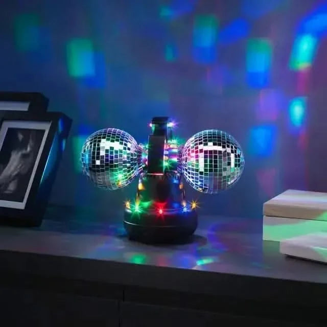 Twin Disco Ball in Black-Twin Disco Ball in Black