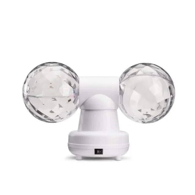 Twin Disco Ball in White-Twin Disco Ball in White