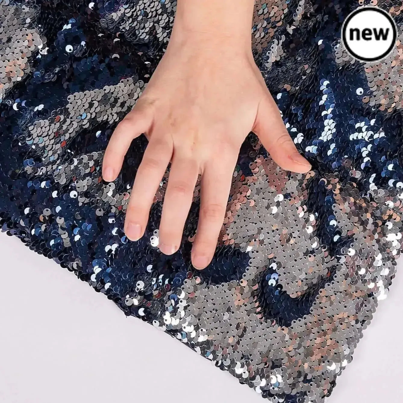 Two-Tone Sequin Weighted Lap Pillow-Two-Tone Sequin Weighted Lap Pillow