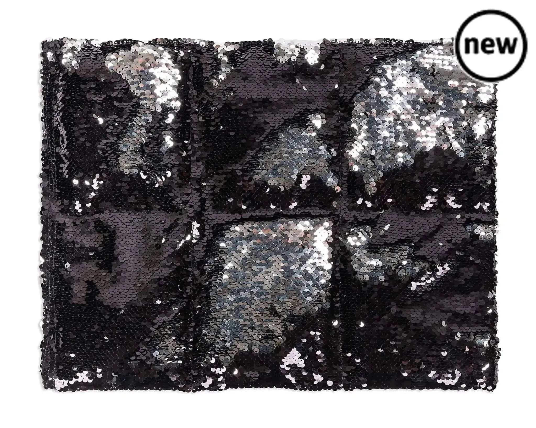 Two-Tone Sequin Weighted Lap Pillow-Two-Tone Sequin Weighted Lap Pillow