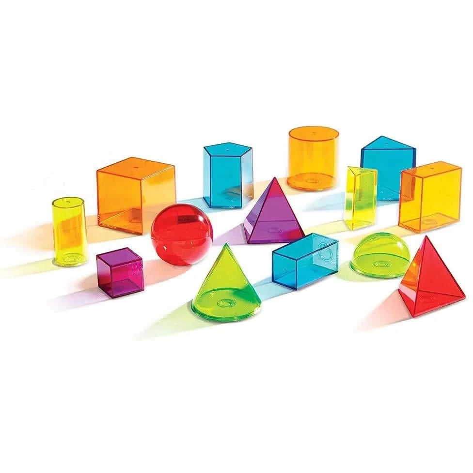 View-Thru Geometric Solids (Set of 14)-View-Thru Geometric Solids (Set of 14)