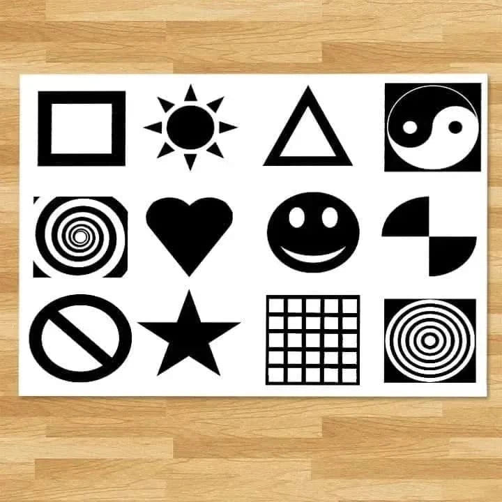 White and Black Nursery Playmat-White and Black Nursery Playmat