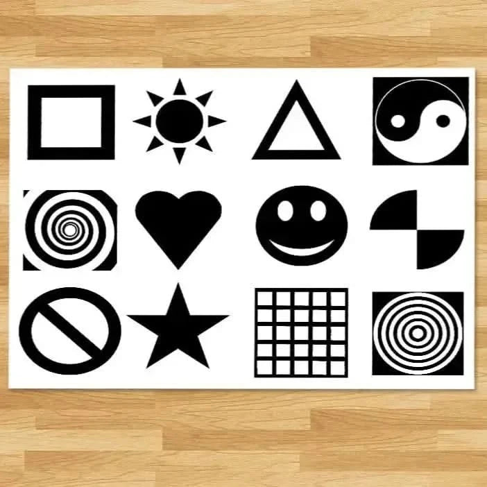 White and Black Nursery Playmat-White and Black Nursery Playmat