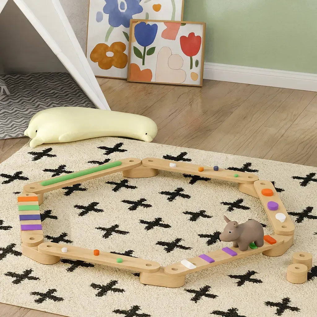 Wooden Balance Beam Set-Wooden Balance Beam Set