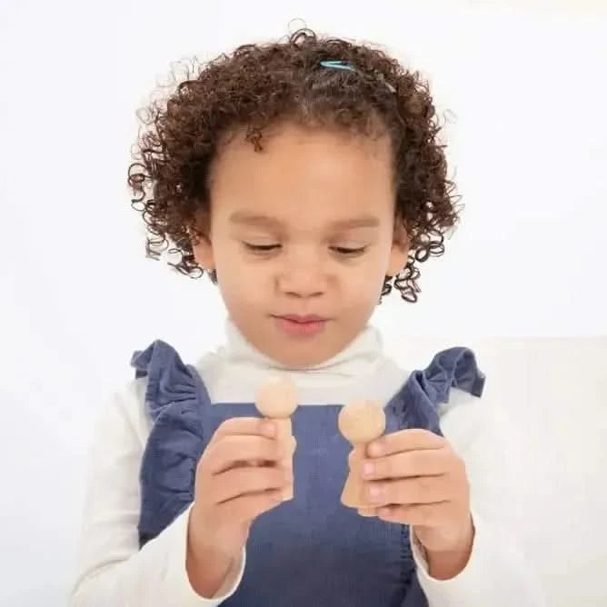 Wooden Community Figures - Pk10-Wooden Community Figures - Pk10