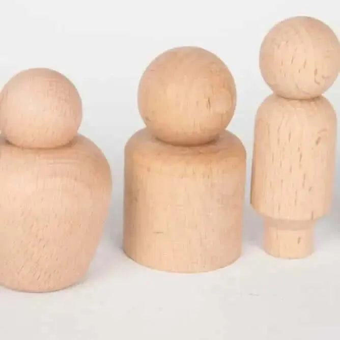 Wooden Community Figures - Pk10-Wooden Community Figures - Pk10