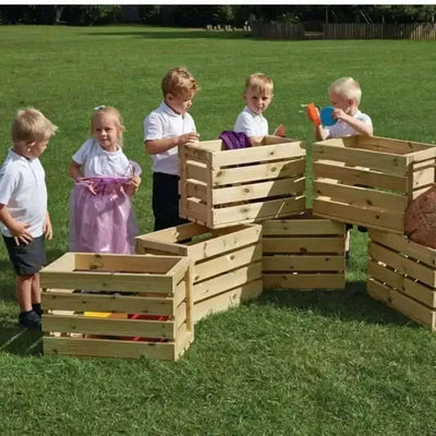 Wooden Crates Pack of six-Wooden Crates Pack of six