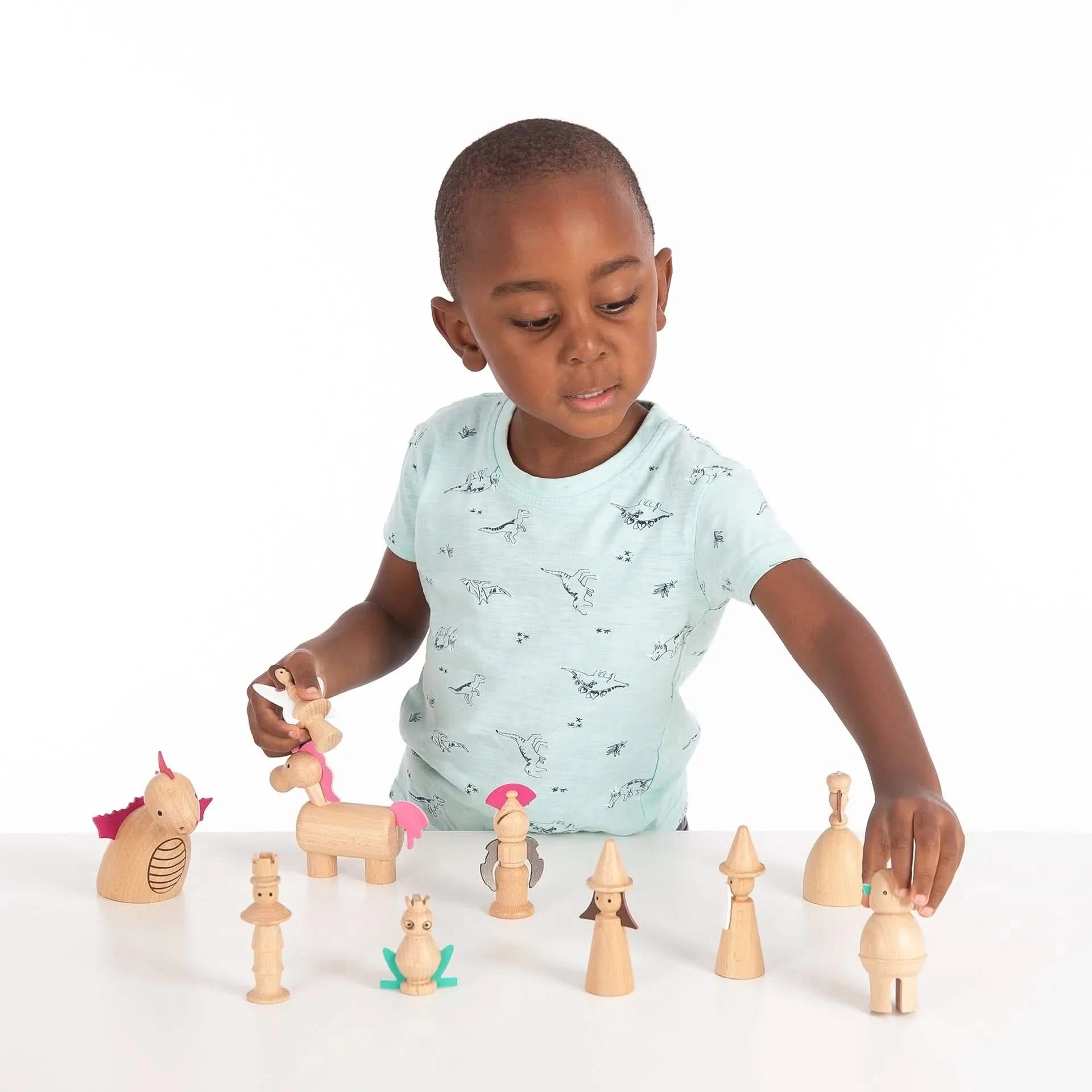 Wooden Enchanted Figures-Wooden Enchanted Figures