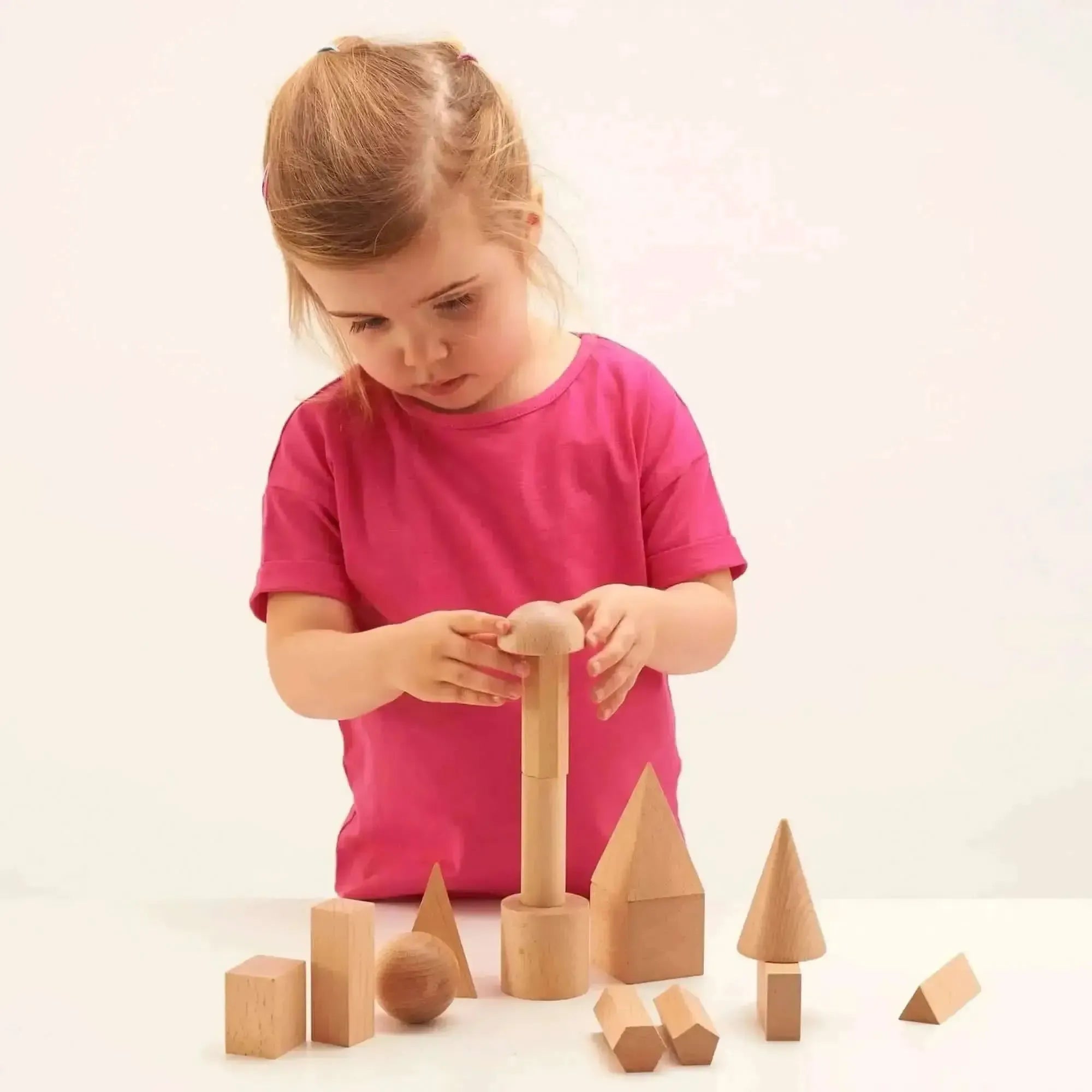 Wooden Geometric Solids - Pk15-Wooden Geometric Solids - Pk15