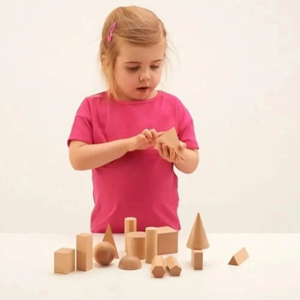 Wooden Geometric Solids - Pk15-Wooden Geometric Solids - Pk15