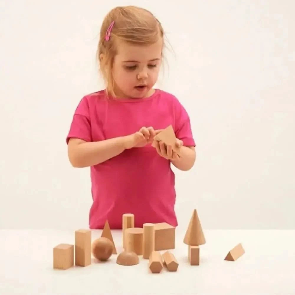 Wooden Geometric Solids - Pk15-Wooden Geometric Solids - Pk15
