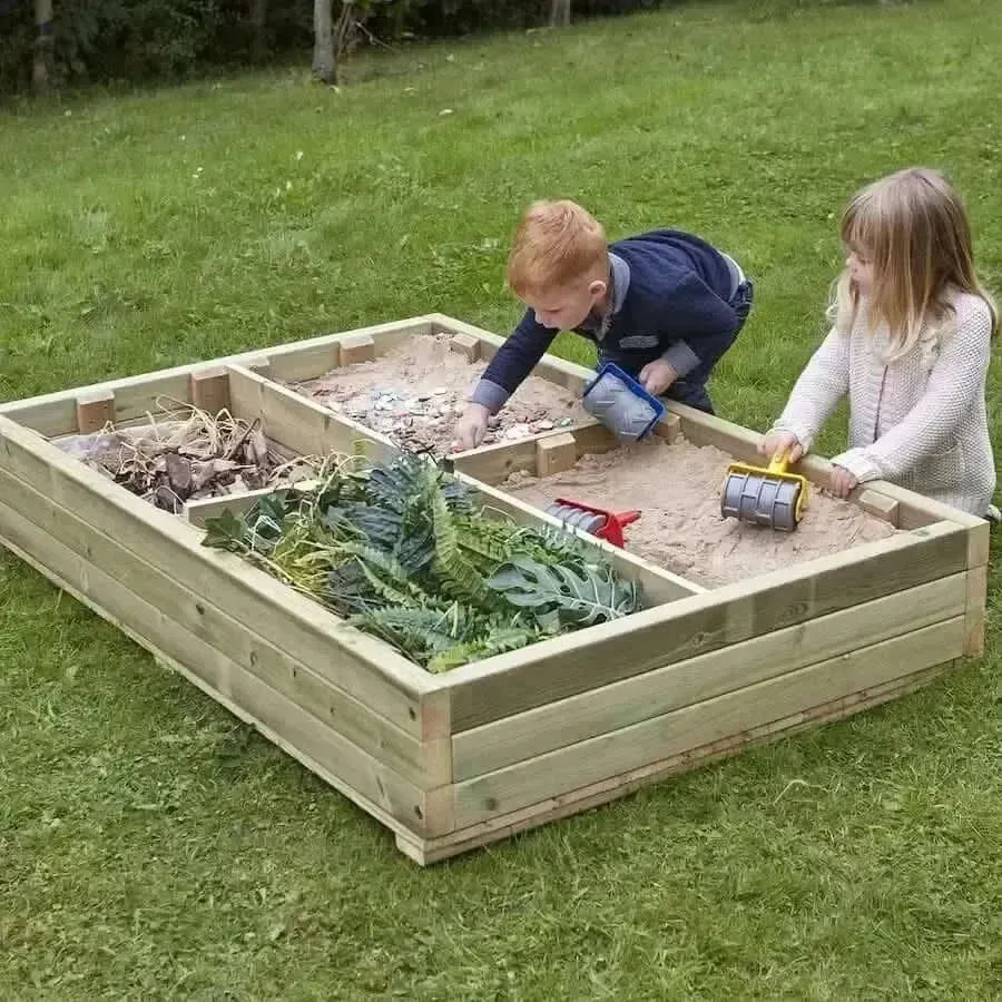 Wooden Sand Pit Planter-Wooden Sand Pit Planter