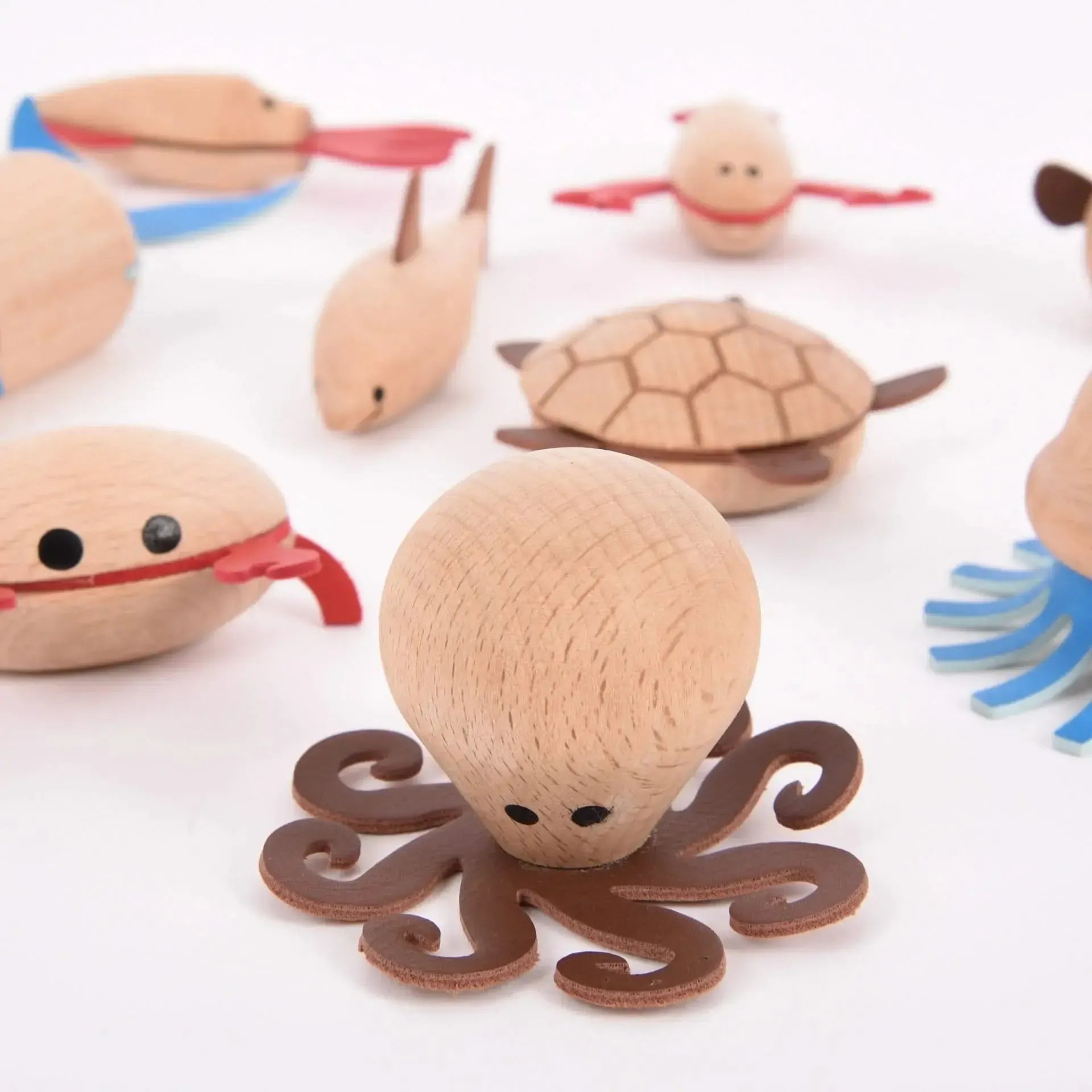 Wooden Sea Creatures-Wooden Sea Creatures