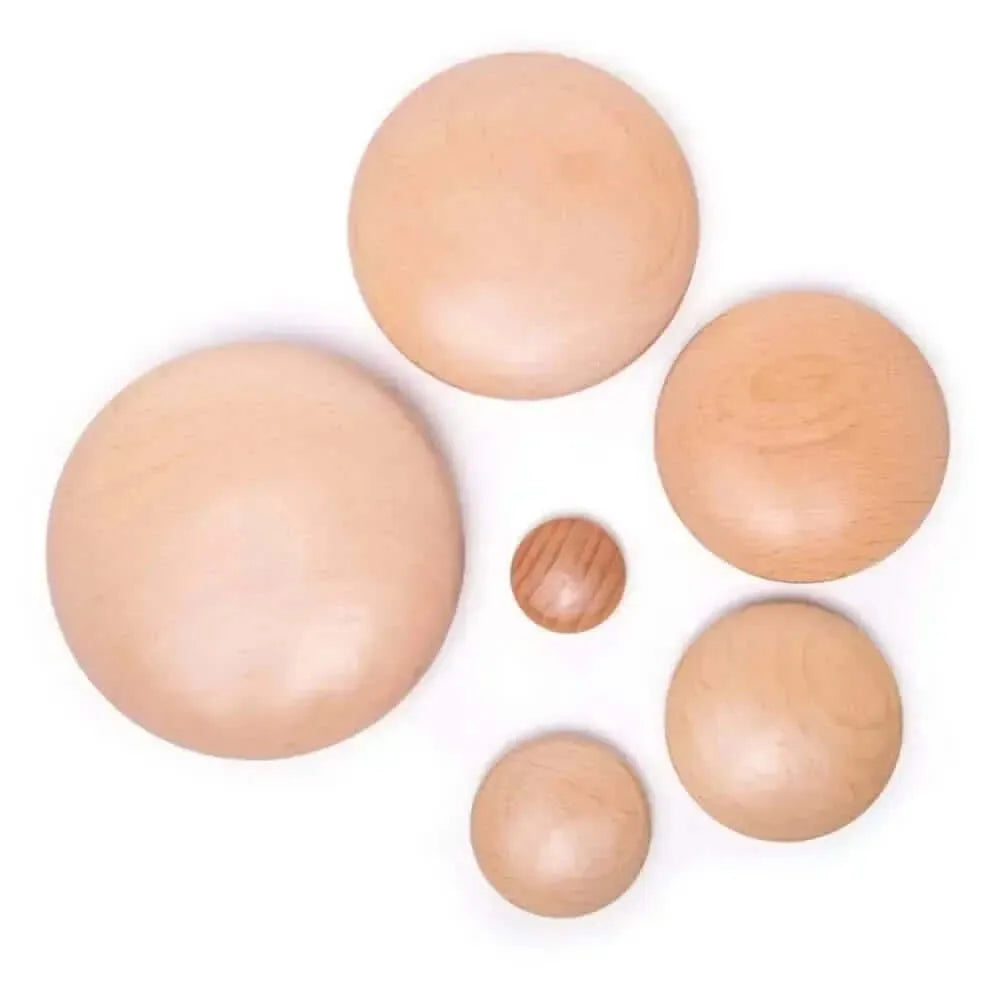 Wooden Stacking Pebbles-Wooden Stacking Pebbles
